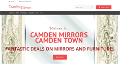 Desktop Screenshot of camdenmirrors.com